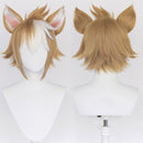 Genshin Impact Gorou Cosplay Wig Heat Resistant Synthetic Hair Carnival Halloween Party Props