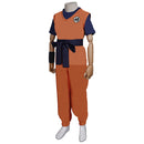 Son Goku Kids Children Orange Outfits Full Set Halloween Carnival Suit Cosplay Costume