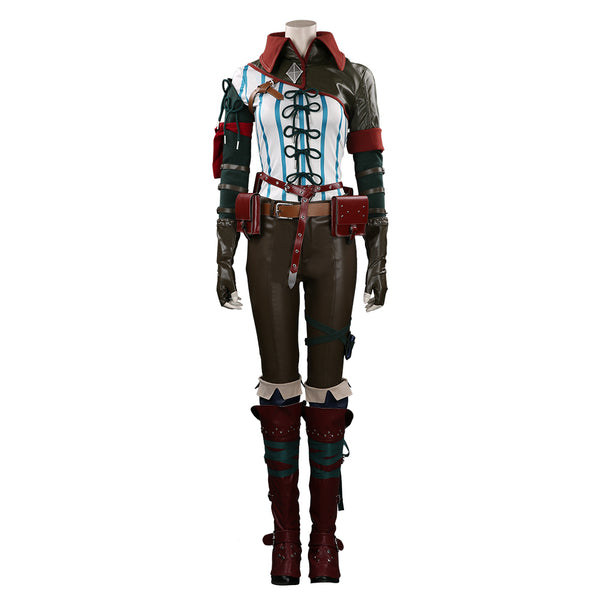 The Witcher Triss Merigold Outfits Halloween Carnival Suit Cosplay Costume