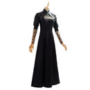 The Witcher Yennefer Party Black Long Dress Cosplay Costume
