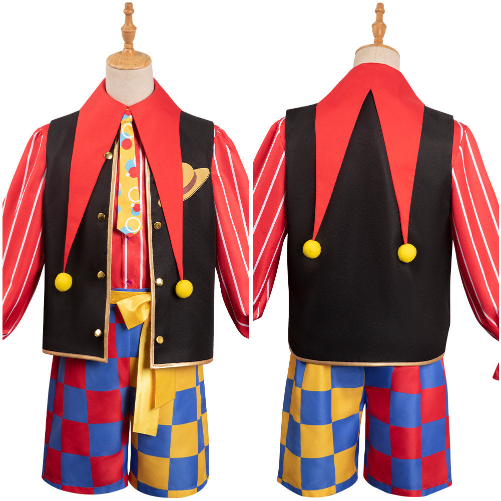 Monkey D Luffy Cosplay Costume Set Coat Shorts Belt Uniform