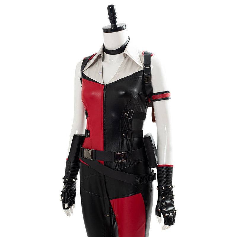 Mortal Kombat 11 Cassie Cage Harley Quinn Skin Halloween Suit Outfit Cosplay Costume