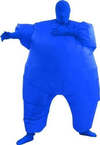 Among Us Adult Size Inflatable Costume Full Body Jumpsuit Blue Version