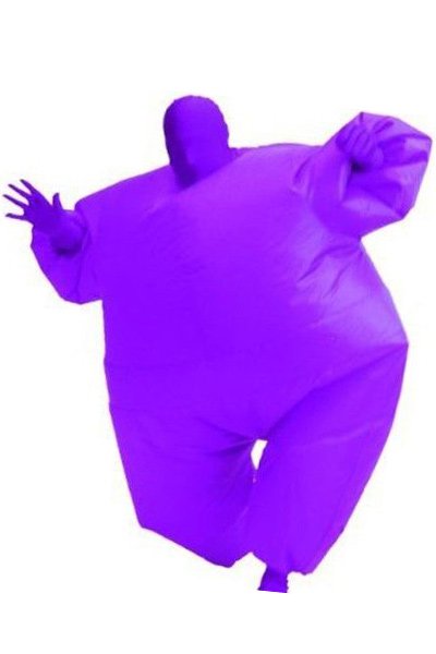 Among Us Adult Size Inflatable Costume Full Body Jumpsuit Purple Version