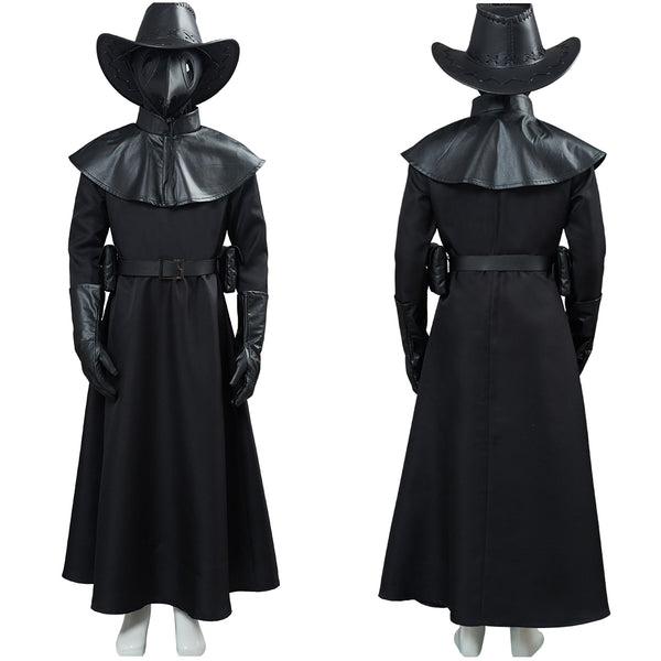 Plague Doctor Halloween Carnival Suit Outfit for Kids Children Cosplay Costume