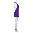 Final Fantasy VII Remake-Tifa Lockhart Halloween Deep V Backless Dress Cosplay Costume