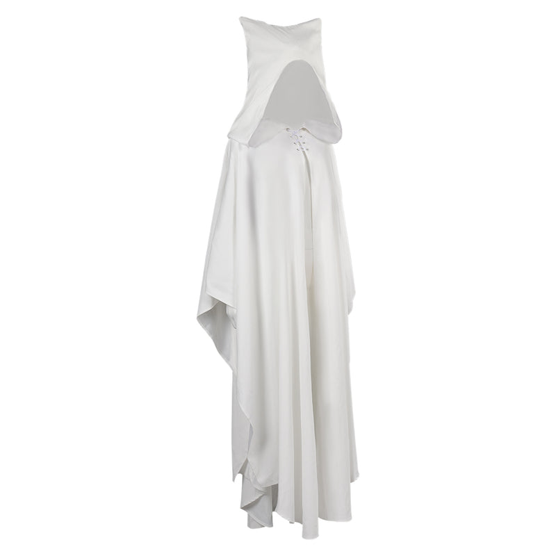 Ahsoka Women White Cape Party Carnival Halloween Cosplay Costume