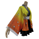 Anime Agatsuma Zenitsu Women Lolita Kimono Dress Party Carnival Halloween Cosplay Costume