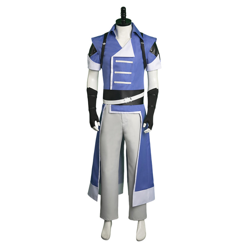 Anime Castlevania: Nocturne Richter Belmont Blue Outfits Party Carnival Halloween Cosplay Costume