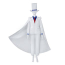 Anime Detective Conan Kaitou Kiddo Kid the Phantom Thief Kid Outfits Party Carnival Halloween Cosplay Costume