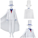 Anime Detective Conan Kaitou Kiddo Kid the Phantom Thief Kid Outfits Party Carnival Halloween Cosplay Costume
