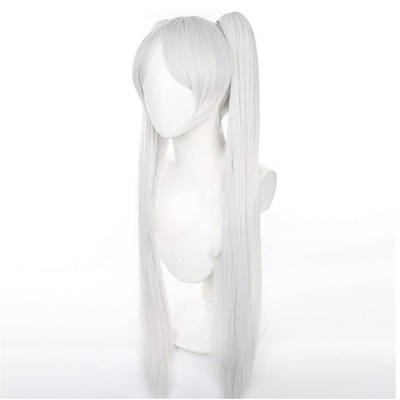 Anime Frieren Beyond Journey‘s End Frieren Wig Heat Resistant Synthetic Cosplay Hair Carnival Halloween Party Props