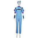Anime JoJo's Bizarre Adventure Johnny Joestar Blue Women Outfits Halloween Carnival Party Costume