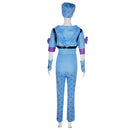 Anime JoJo's Bizarre Adventure Johnny Joestar Blue Women Outfits Halloween Carnival Party Costume