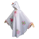 Anime Kanroji Mitsuri White Unisex Ghost Hooded Cape Party Carnival Halloween Cosplay Costume Accessories