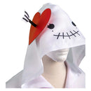 Anime Kanroji Mitsuri White Unisex Ghost Hooded Cape Party Carnival Halloween Cosplay Costume Accessories