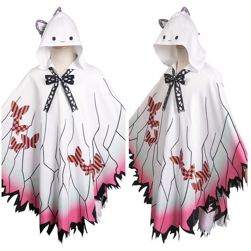 Anime Kochō Shinobu Ghost Cloak Outfits Party Carnival Halloween Cosplay Costume