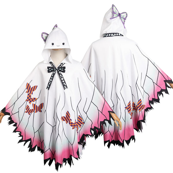 Anime Kochō Shinobu Ghost Cloak Outfits Party Carnival Halloween Cosplay Costume