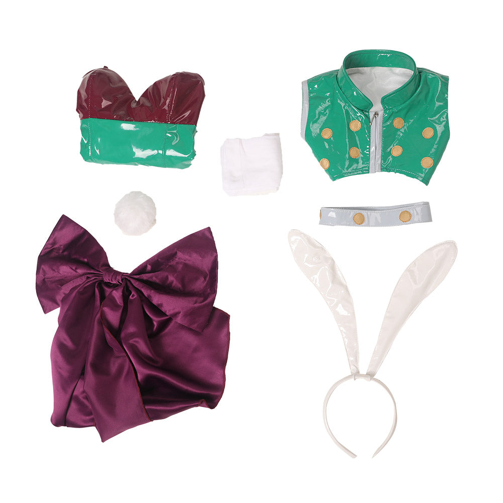 Blue Bunny Girl Party Carnival Halloween Cosplay Costume