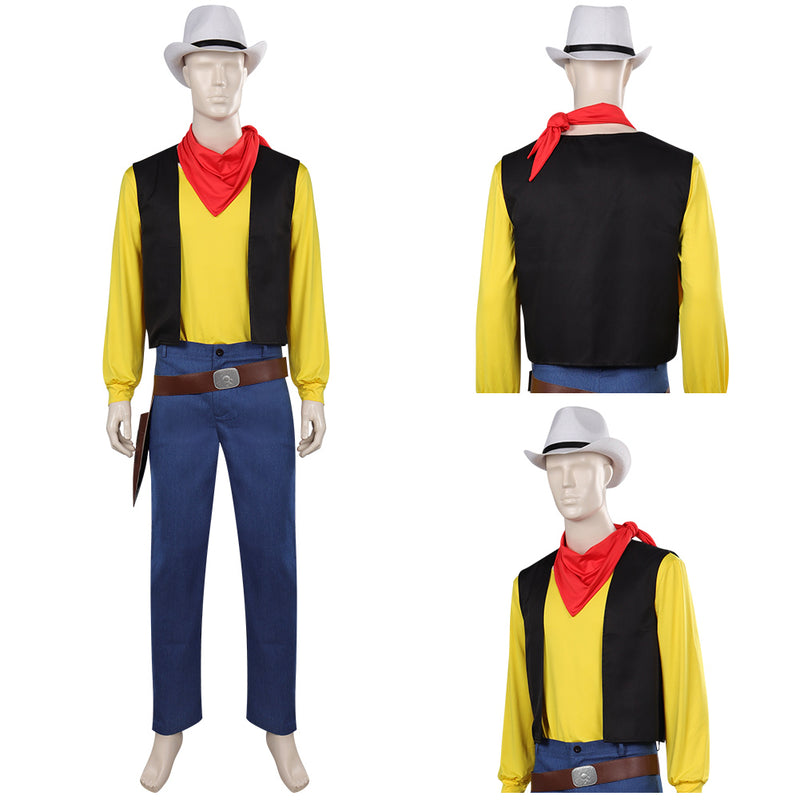Anime Lucky Luke Outfits Party Carnival Halloween Cosplay Costume