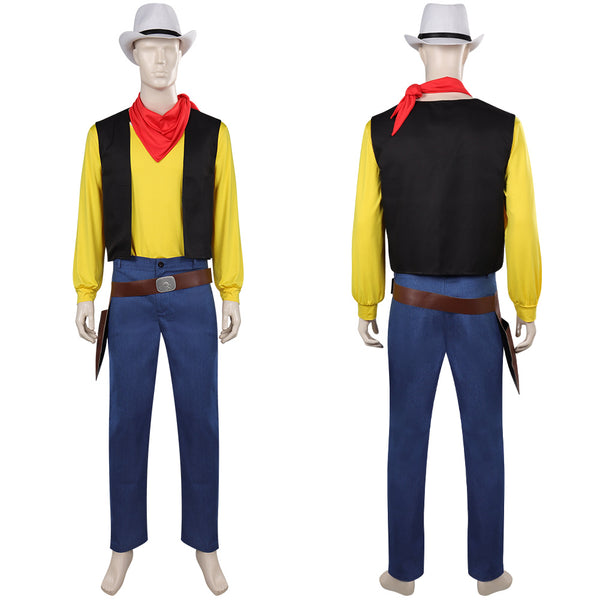 Anime Lucky Luke Outfits Party Carnival Halloween Cosplay Costume