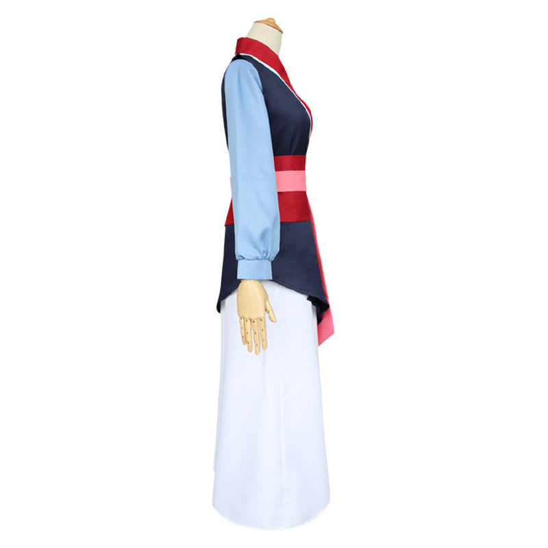 mulan blue dress Kids Children Blue Outfits Party Carnival Halloween Cosplay Costume