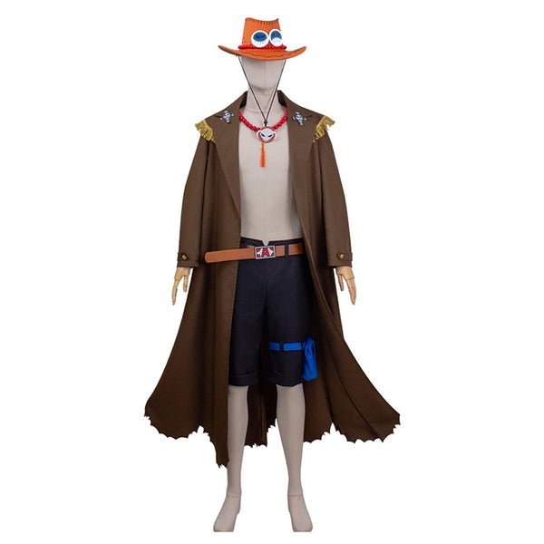 Anime One Piece Ace Outfits Party Carnival Halloween Cosplay Costume