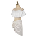 Anime OSHI NO KO Hoshino Ai Girl Women White Dress Party Carnival Halloween Cosplay Costume