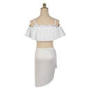 Anime OSHI NO KO Hoshino Ai Girl Women White Dress Party Carnival Halloween Cosplay Costume