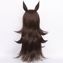 Anime Pretty Derby Rice Shower Cosplay Wig Heat Resistant Synthetic Hair Carnival Halloween Party Props