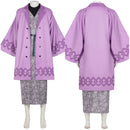 Anime Shinazugawa Genya Kimono Top Pants Outfits Party Carnival Halloween Cosplay Costume