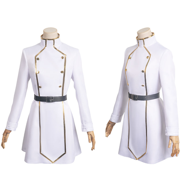 Anime Sousou No Frieren Frieren White Outfits Party Carnival Halloween Cosplay Costume