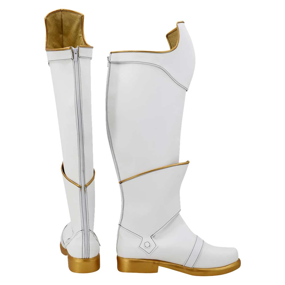 Neverossa Black and White Cosplay Boots Shoes