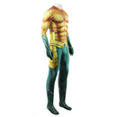 Aquaman and the Lost Kingdom Movie Arthur Curry Golden Jumpsuit Party Carnival Halloween Cosplay Costume