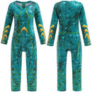Aquaman and the Lost Kingdom Movie Mera Kdis Children Jumpsuit Halloween Party Carnival Cosplay Costume