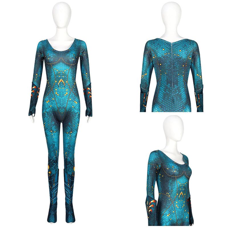 Aquaman Mera Jumpsuit Outfits Party Carnival Halloween Cosplay Costume