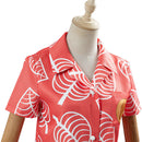 Isabelle Women Red Short Sleeve Shirts Top Cosplay Costume