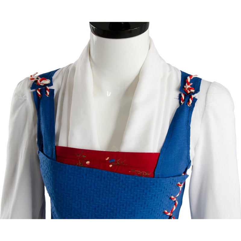 Belle Emma Watson Maid Dress Cosplay Costume