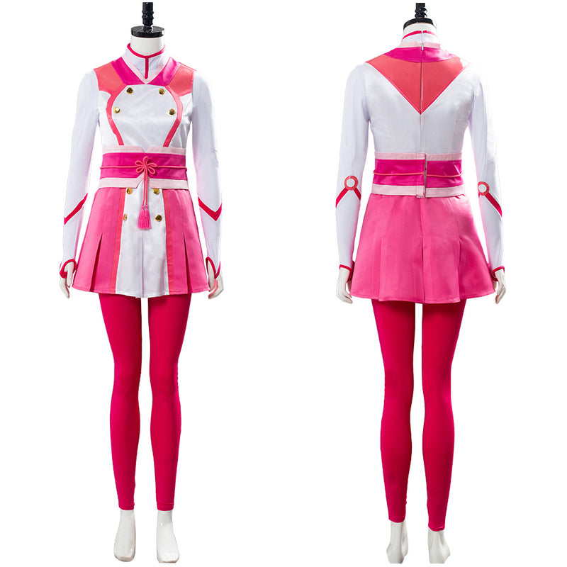 Sakura Wars Shin Sakura Taisen Sakura Amamiya Battle Uniform Set Cosplay Costume