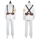 Army White Uniform Outfits Halloween Carnival Suit Cosplay Costume