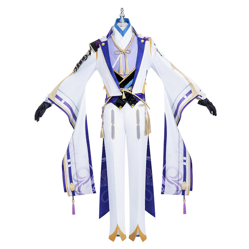 Genshin Impact Kamisato Ayato Outfits Halloween Carnival Suit Cosplay Costume
