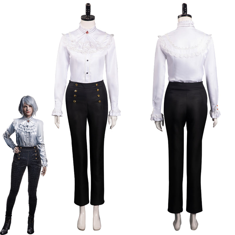 Resident Evil 4 Remake Ashley Graham Cosplay Costume Halloween Carnival Party Suit