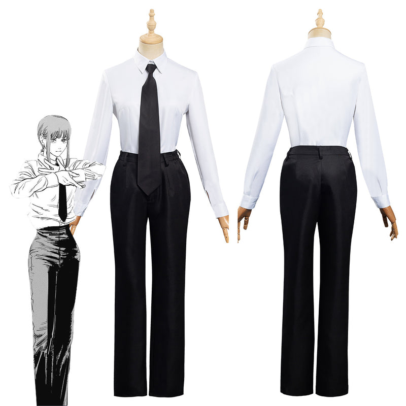 Makima Shirt Pants Outfits Halloween Carnival Suit Cosplay Costume