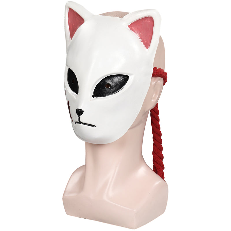 Sabito Mask Masquerade Halloween Party Costume Props Cosplay Latex Masks Helmet