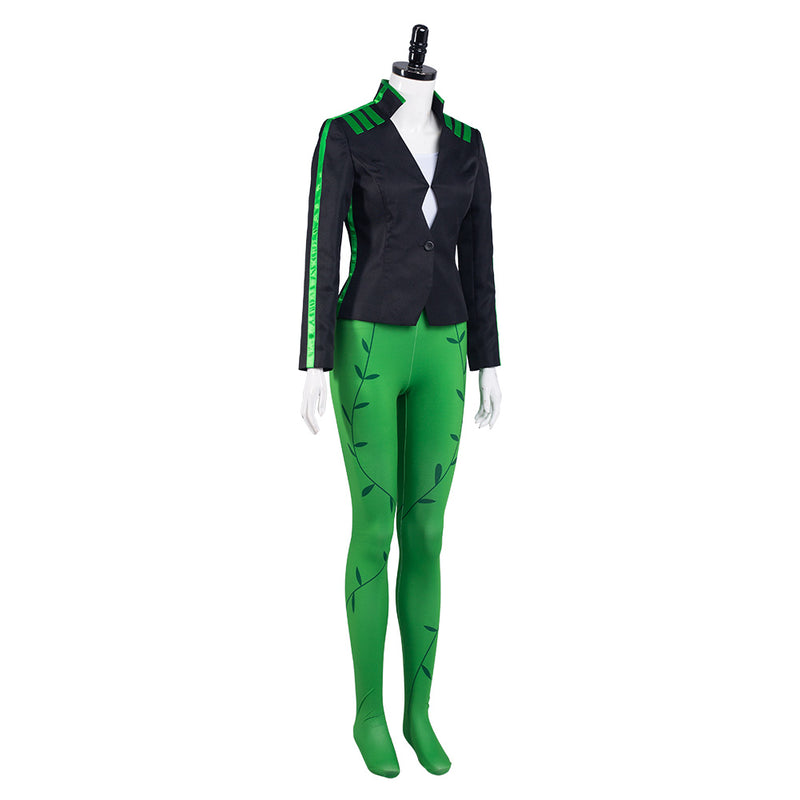 Harley Quinn-Poison Ivy Outfits Halloween Carnival Suit Cosplay Costume