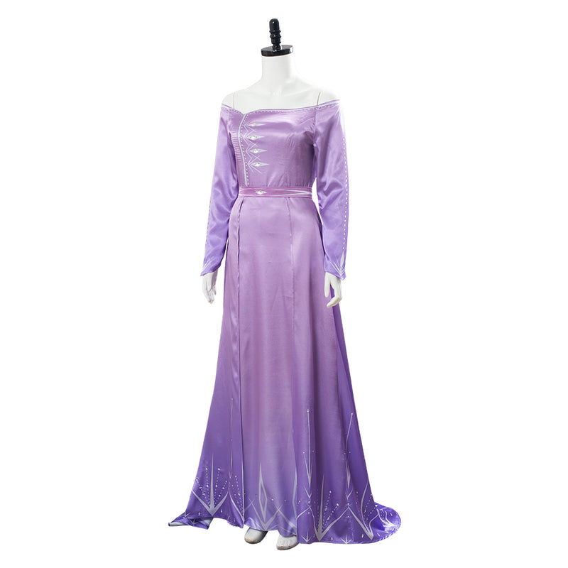 Elsa Frozen Costume - Sequin Dress, Snowflake Cape - Accessories Included