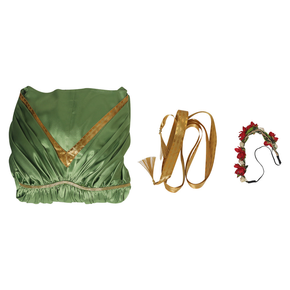Leia Cosplay Costume Green Dress Outfits Halloween Carnival Suit Leia Cosplay Costume Green Dress Outfits Halloween Carnival Suit