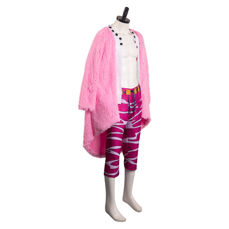 One Piece Donquixote Doflamingo  Outfits Halloween Carnival Cosplay Costume