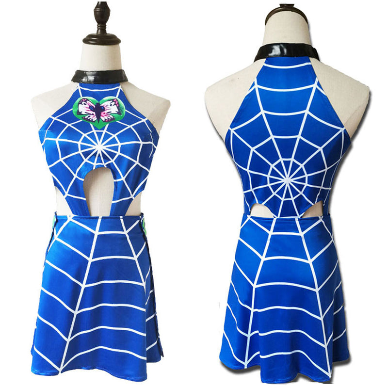 JoJo‘s Bizarre Adventure Jolyne Cujoh Dress Halloween Carnival Suit Cosplay Costume