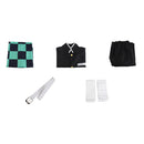 Demon Slayer Kamado Tanjirou Cosplay Costume Outfits Halloween Carnival Suit